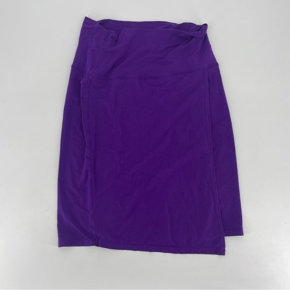 Athleta Tencel Skirt Seaside Fold Over Stretch - Picture 2 of 5